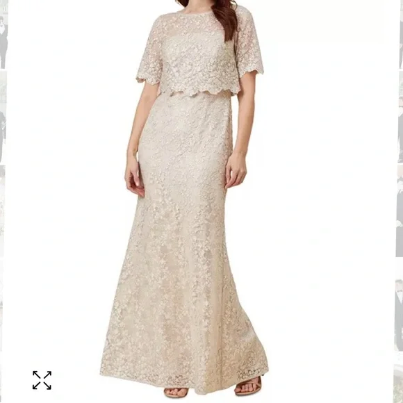 adrianna papell embroidered overlay dress Floral Embroidered Mini Dress – PRAIRLY main image 0